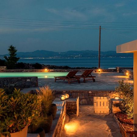 Kallirroe Deluxe Villa With Sea View And Pool Chrisi Akti  Exterior foto